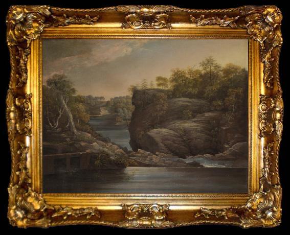 framed  John Trumbull Norwich Falls, ta009-2